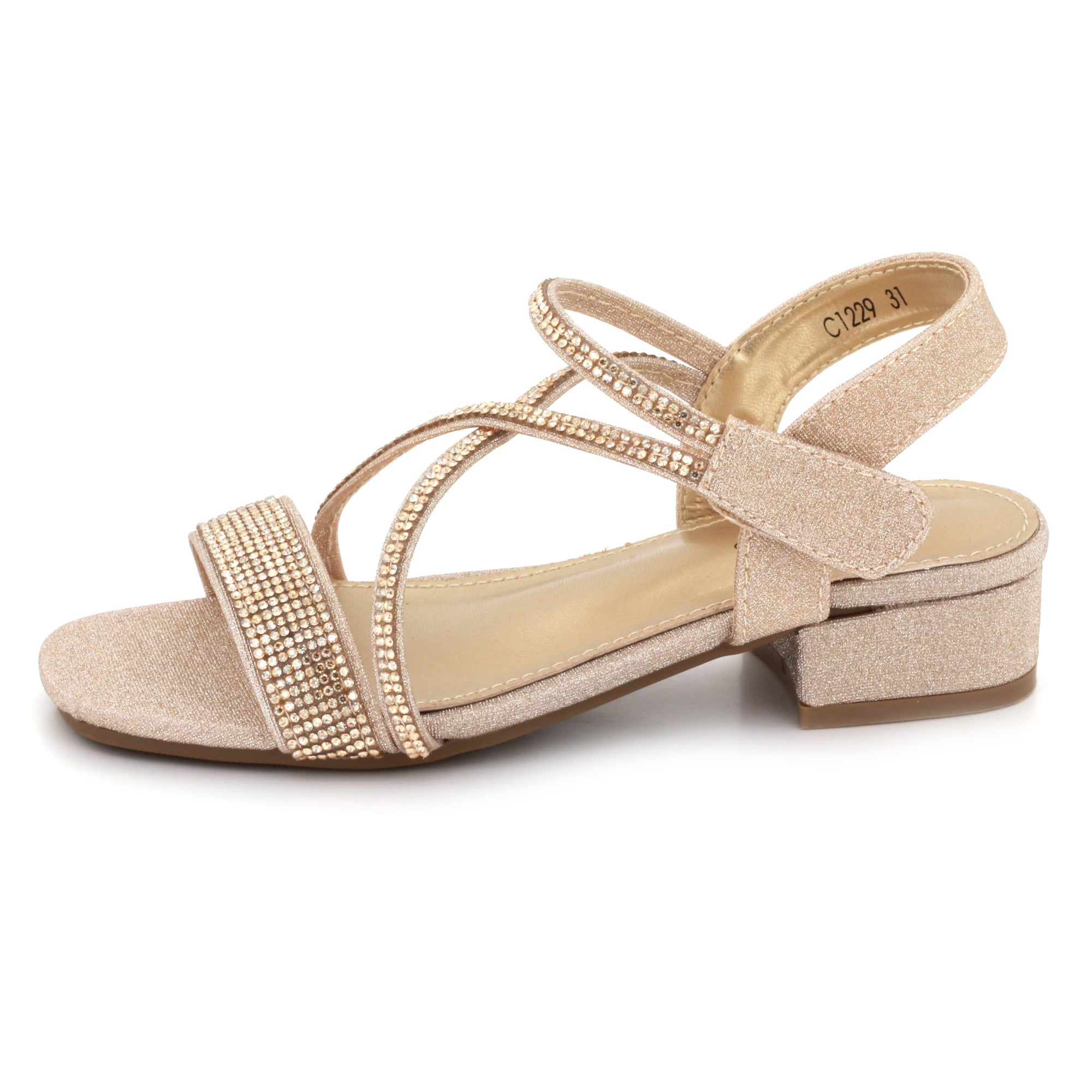 Rozlyn Girls Diamante Sandals