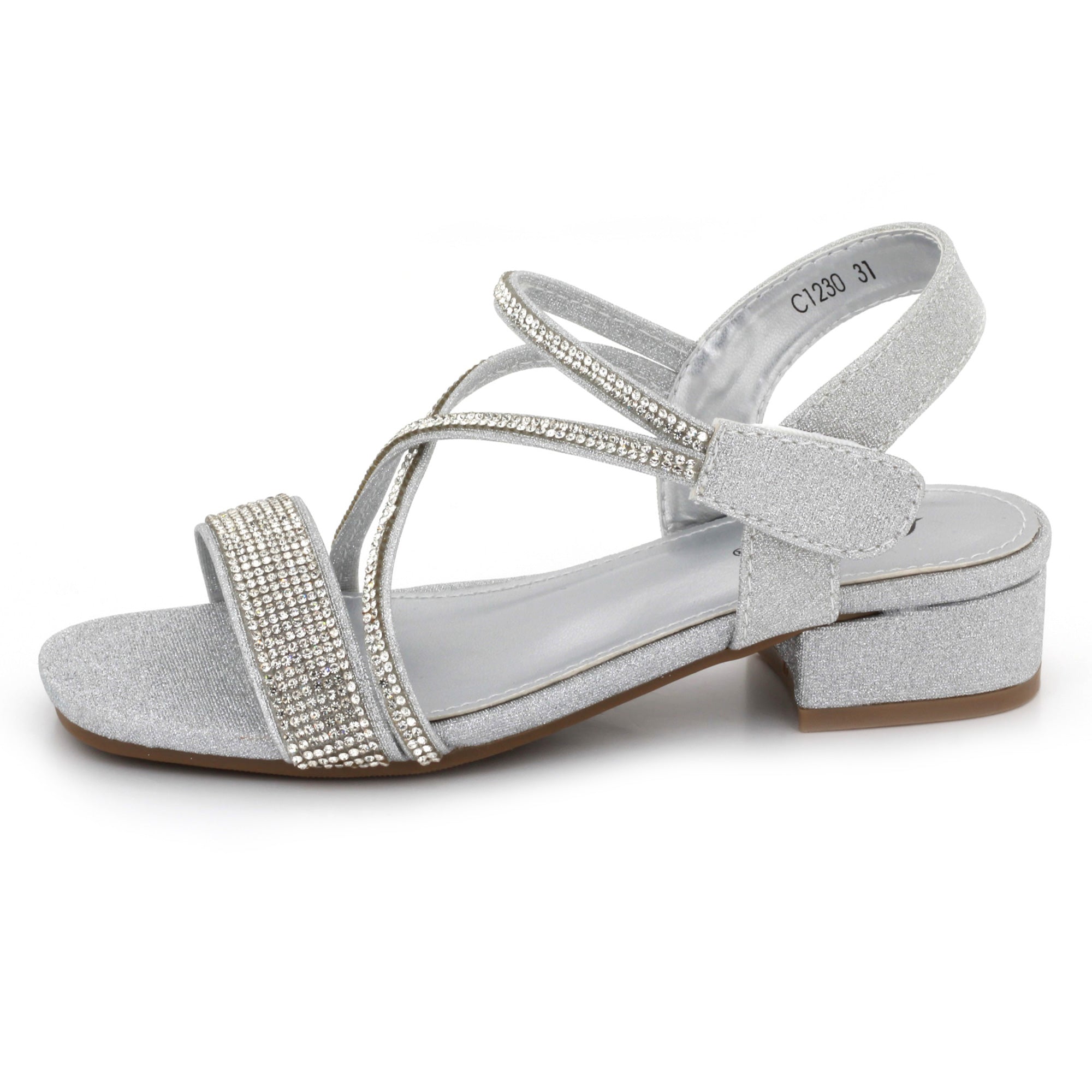 Rozlyn Girls Diamante Sandals