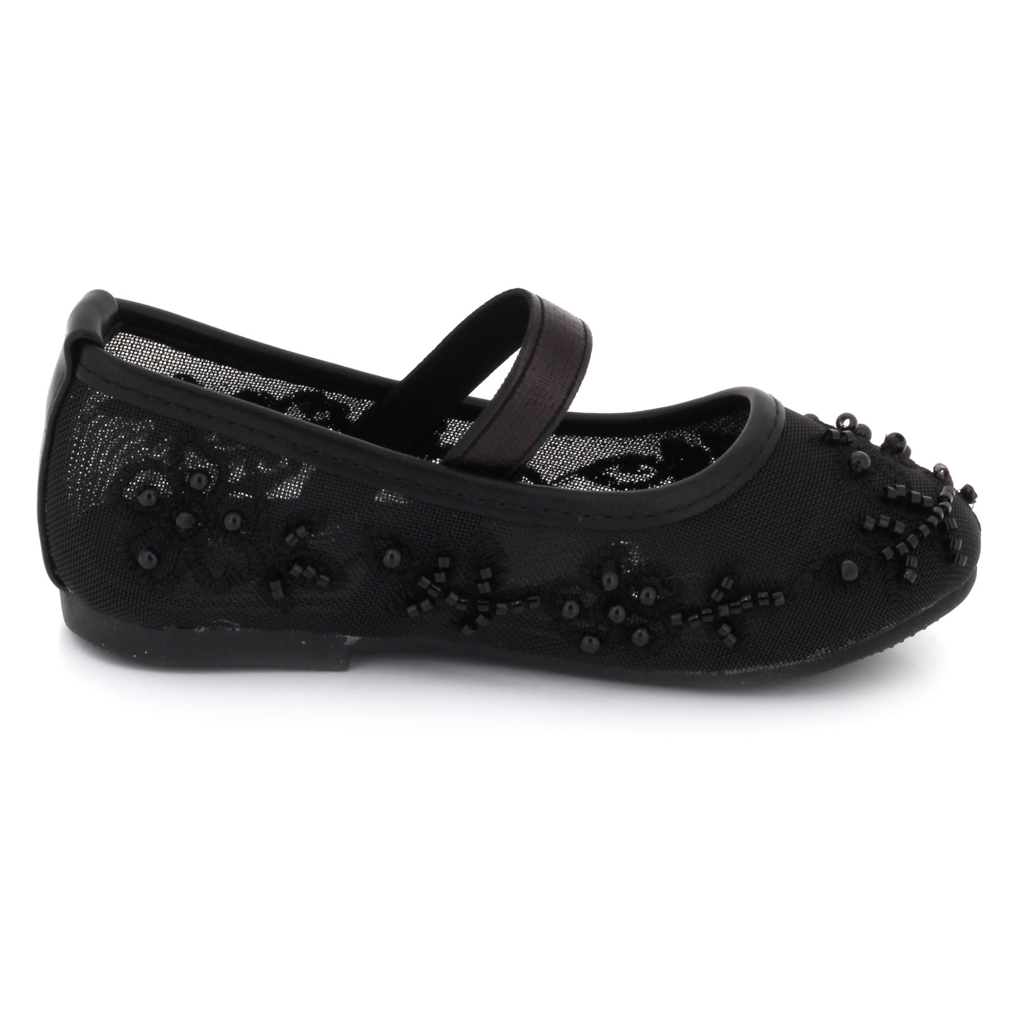 Elorise Girls Net Detailing Pumps