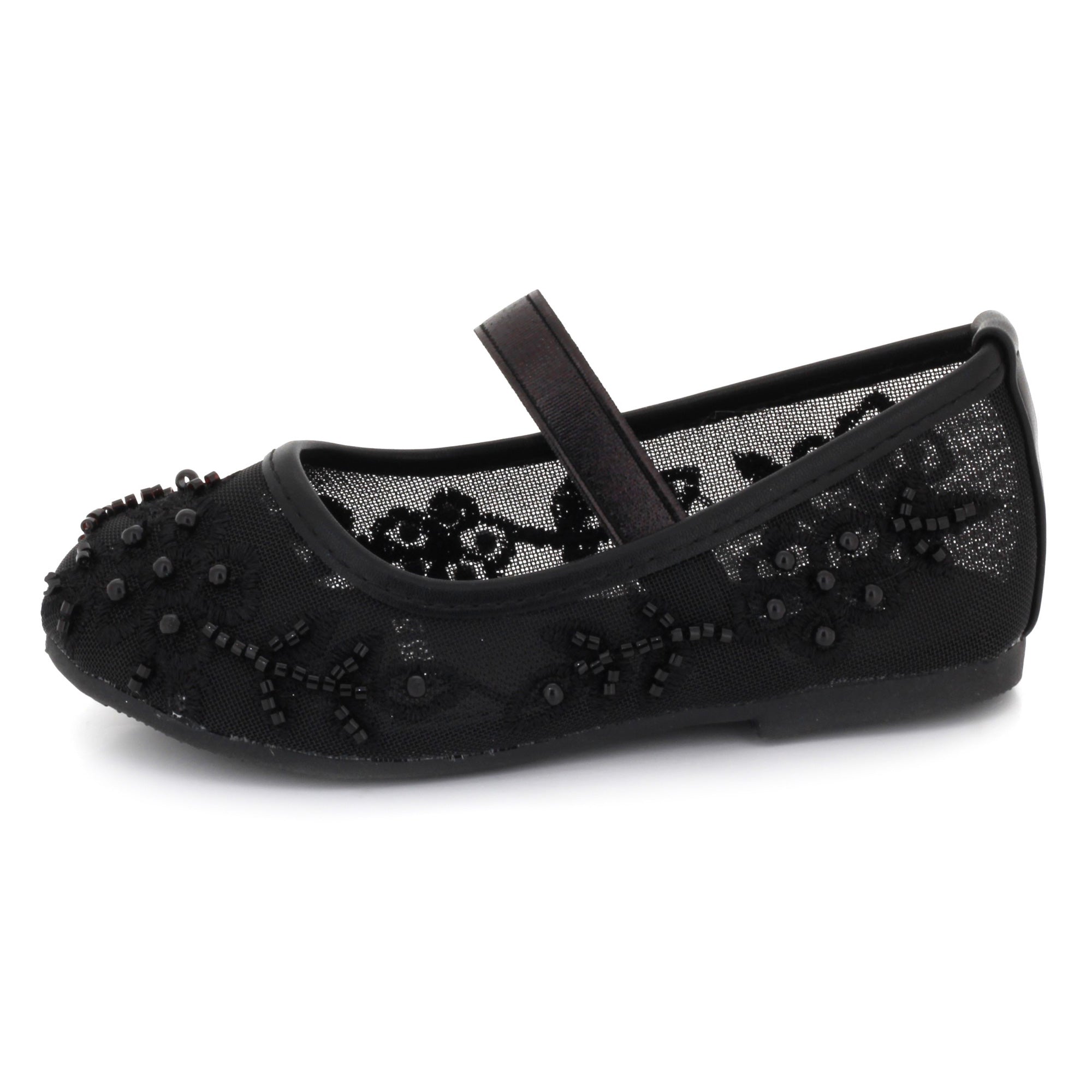 Elorise Girls Net Detailing Pumps