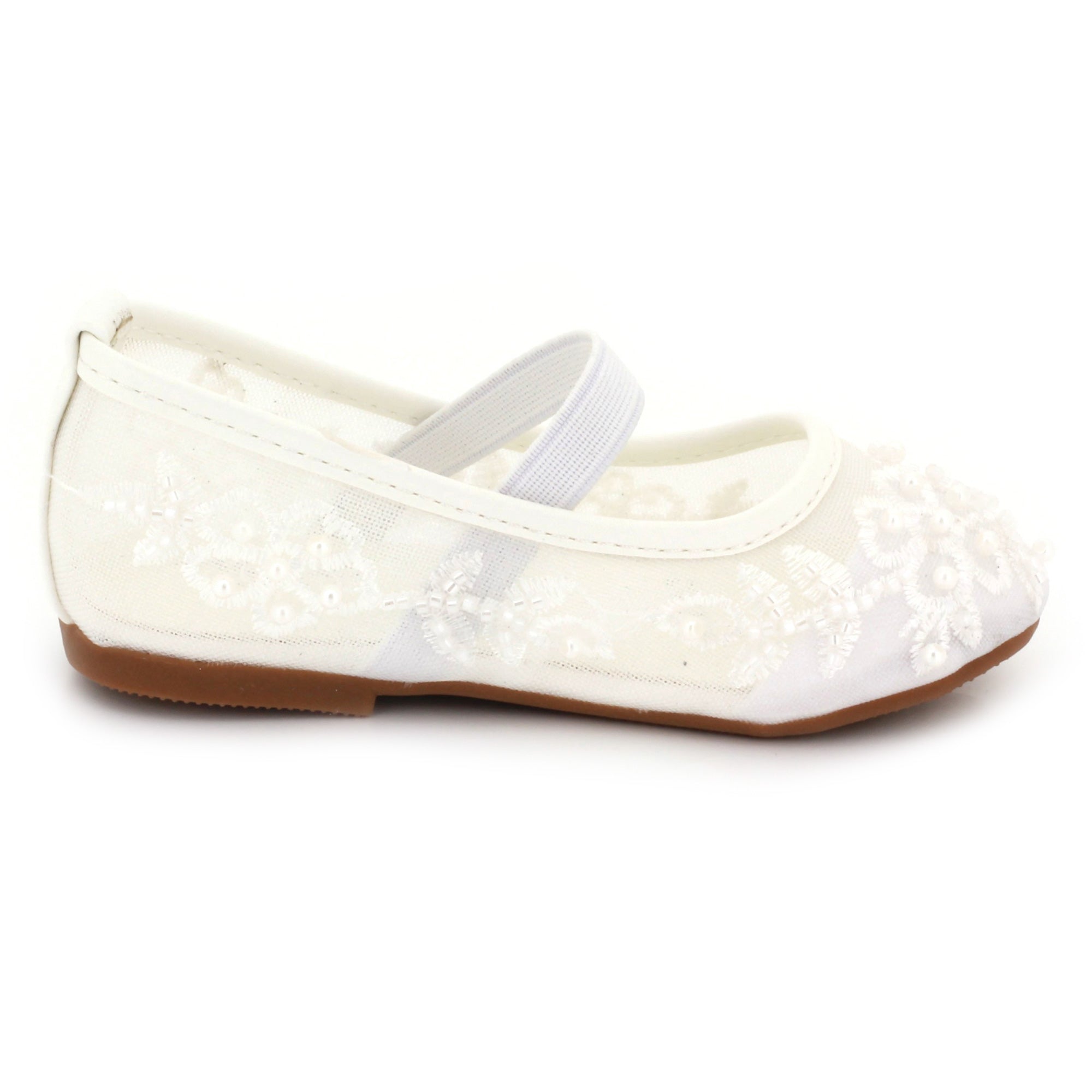 Elorise Girls Net Detailing Pumps