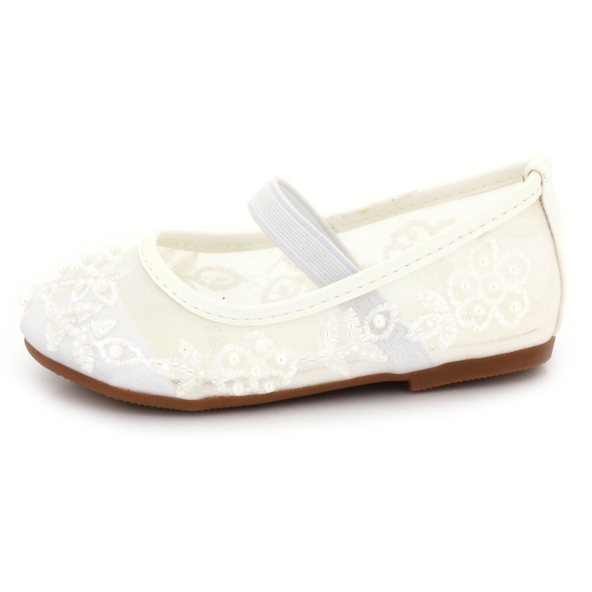 Elorise Girls Net Detailing Pumps
