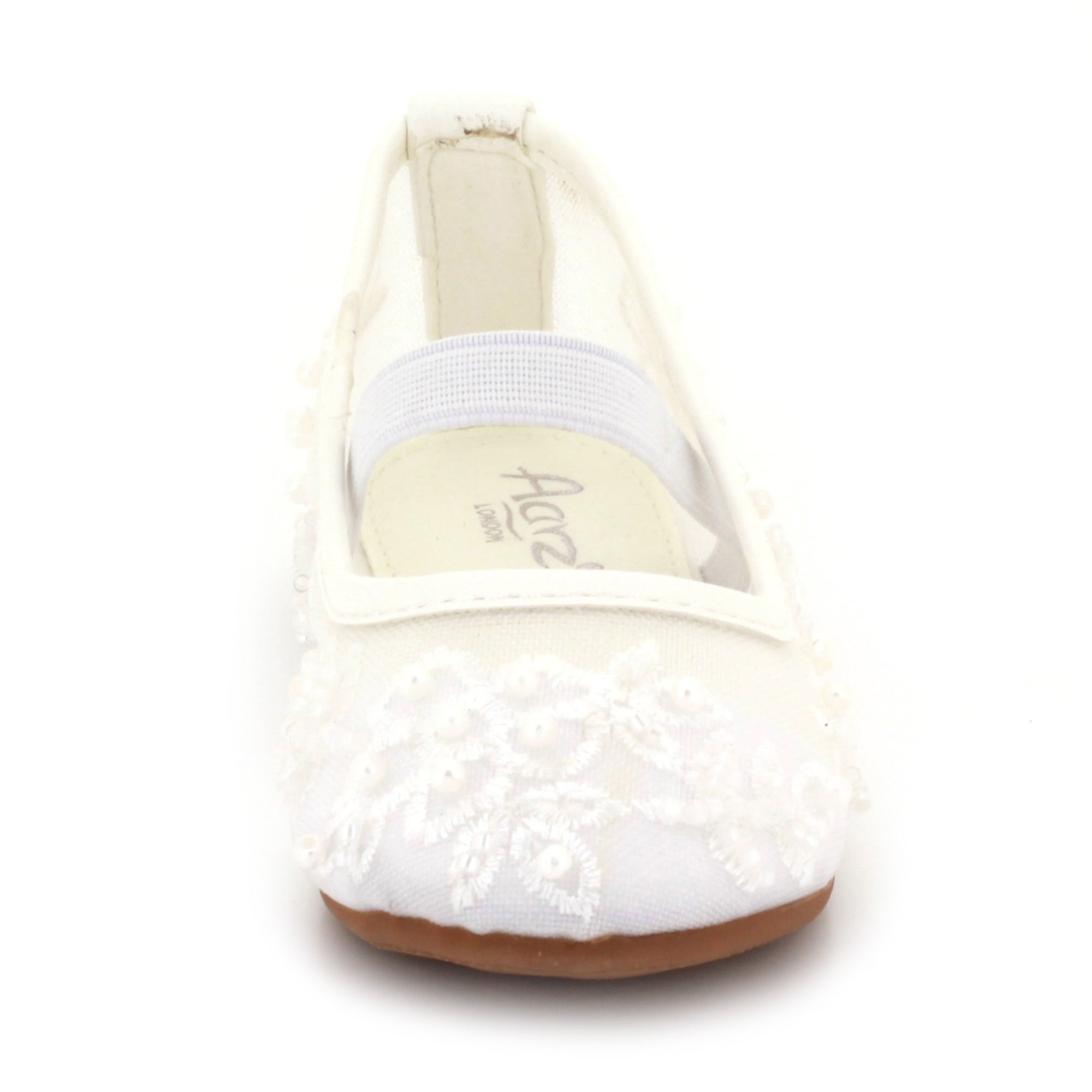Elorise Girls Net Detailing Pumps
