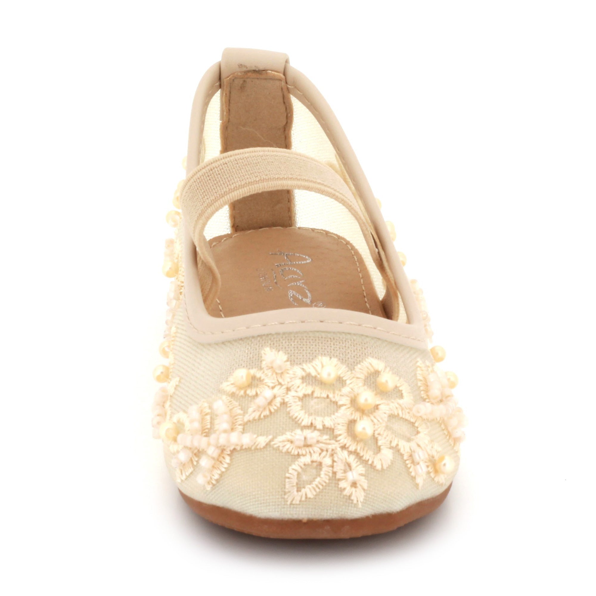 Elorise Girls Net Detailing Pumps