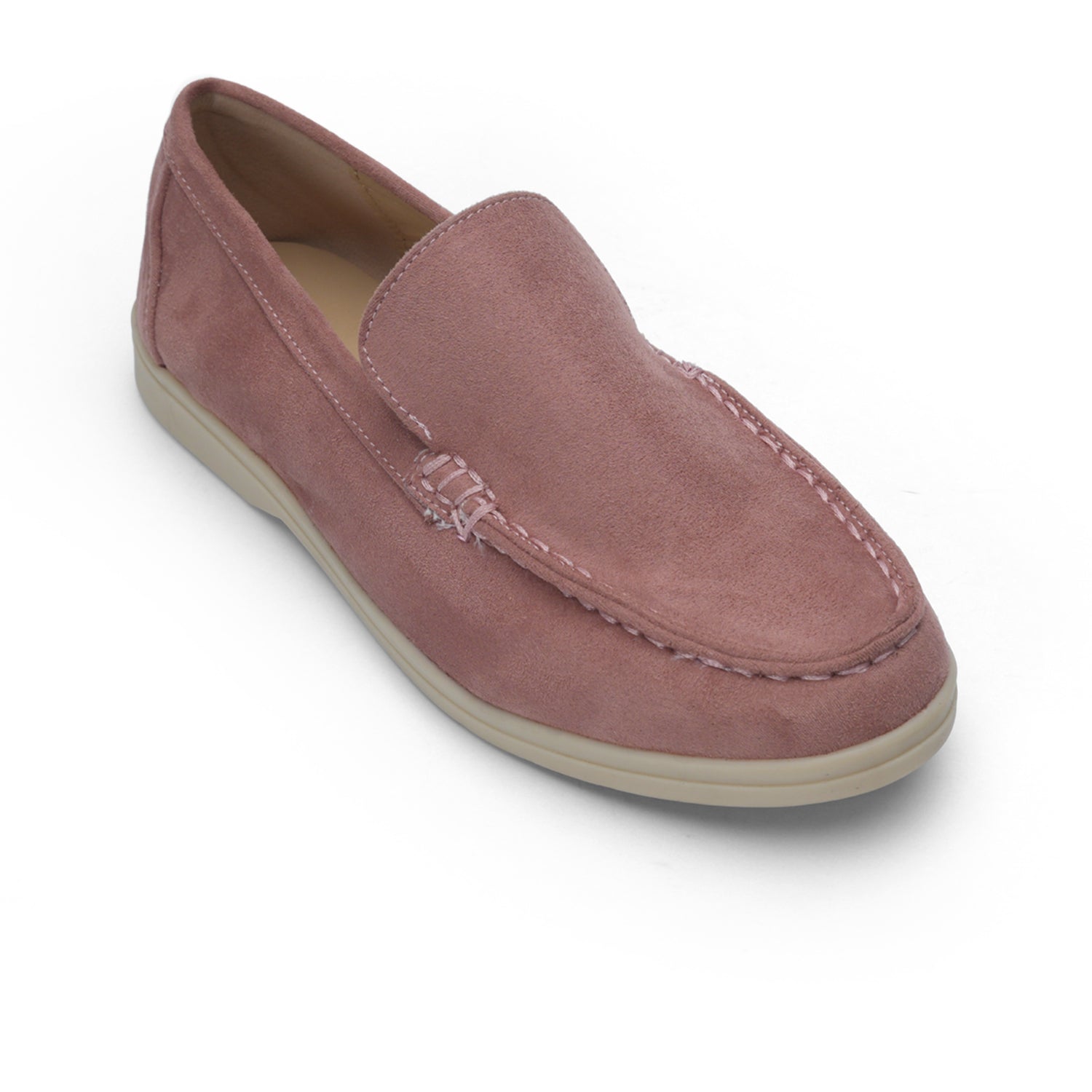Womens Comfy Rounded Toe Moccasins