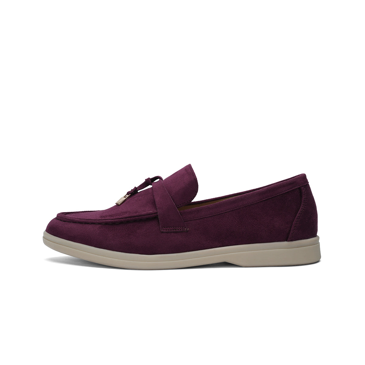 Womens Penny Detailing Moccasins