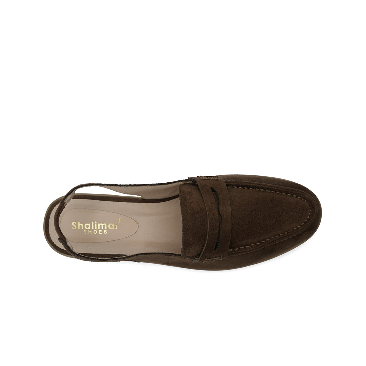 Womens Slingback Round Toe Moccasins
