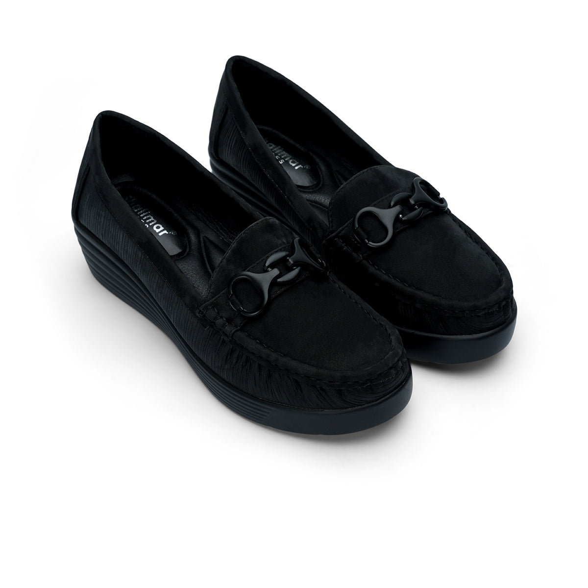 Womens Comfy Wedge Moccasins