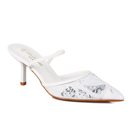 Luxer Sequin Pointed Heels