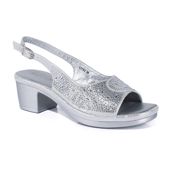 Celestique Sparkle Slingback Heels