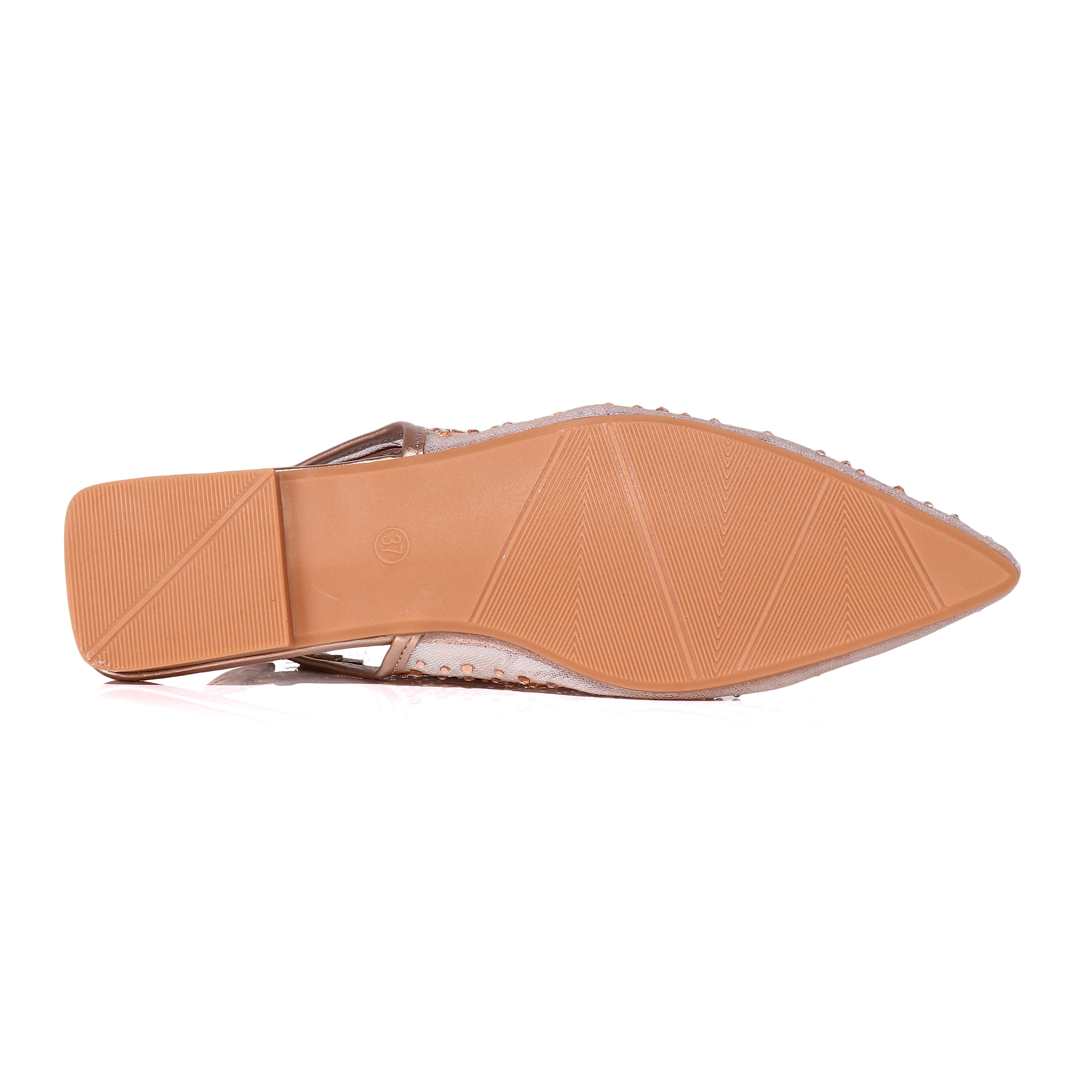 Luna Sparkle Mesh Slingback Flats