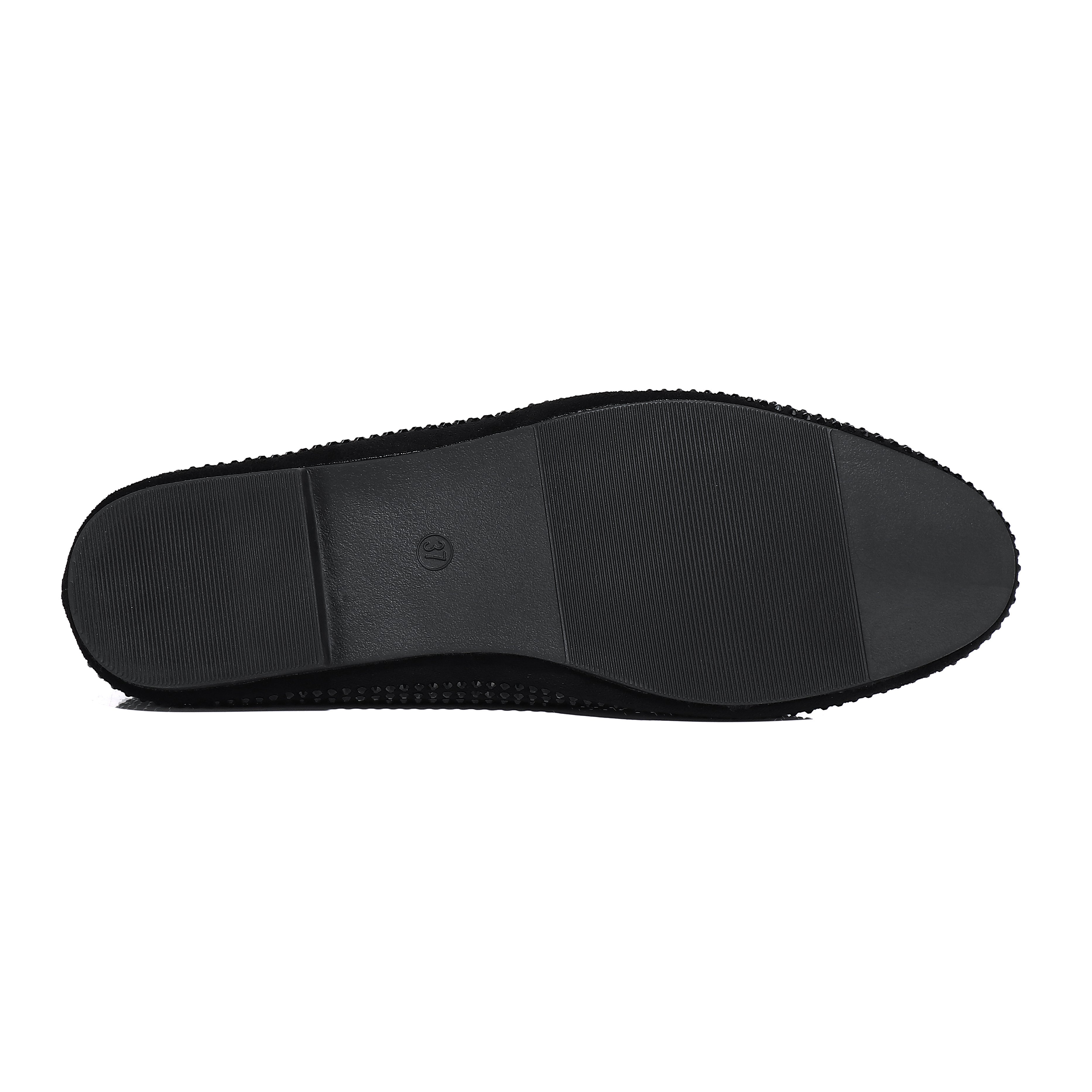 Onyx Aura Flat Pumps