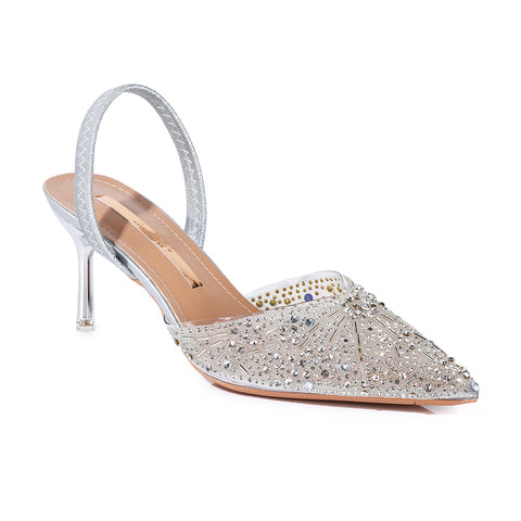 NoirBelle Pointed Slingback Heels
