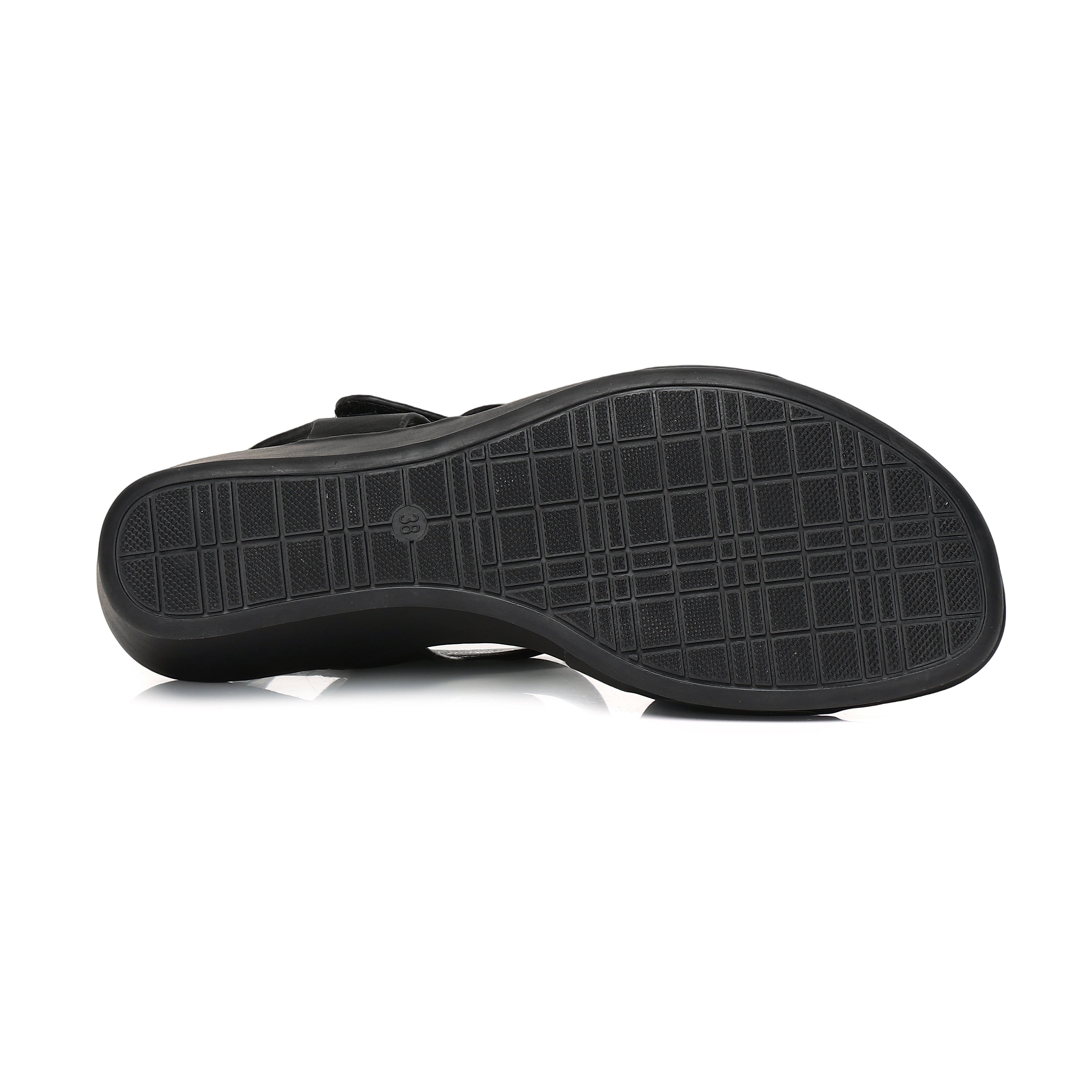 Bevacer Crossover Wedge Sandals