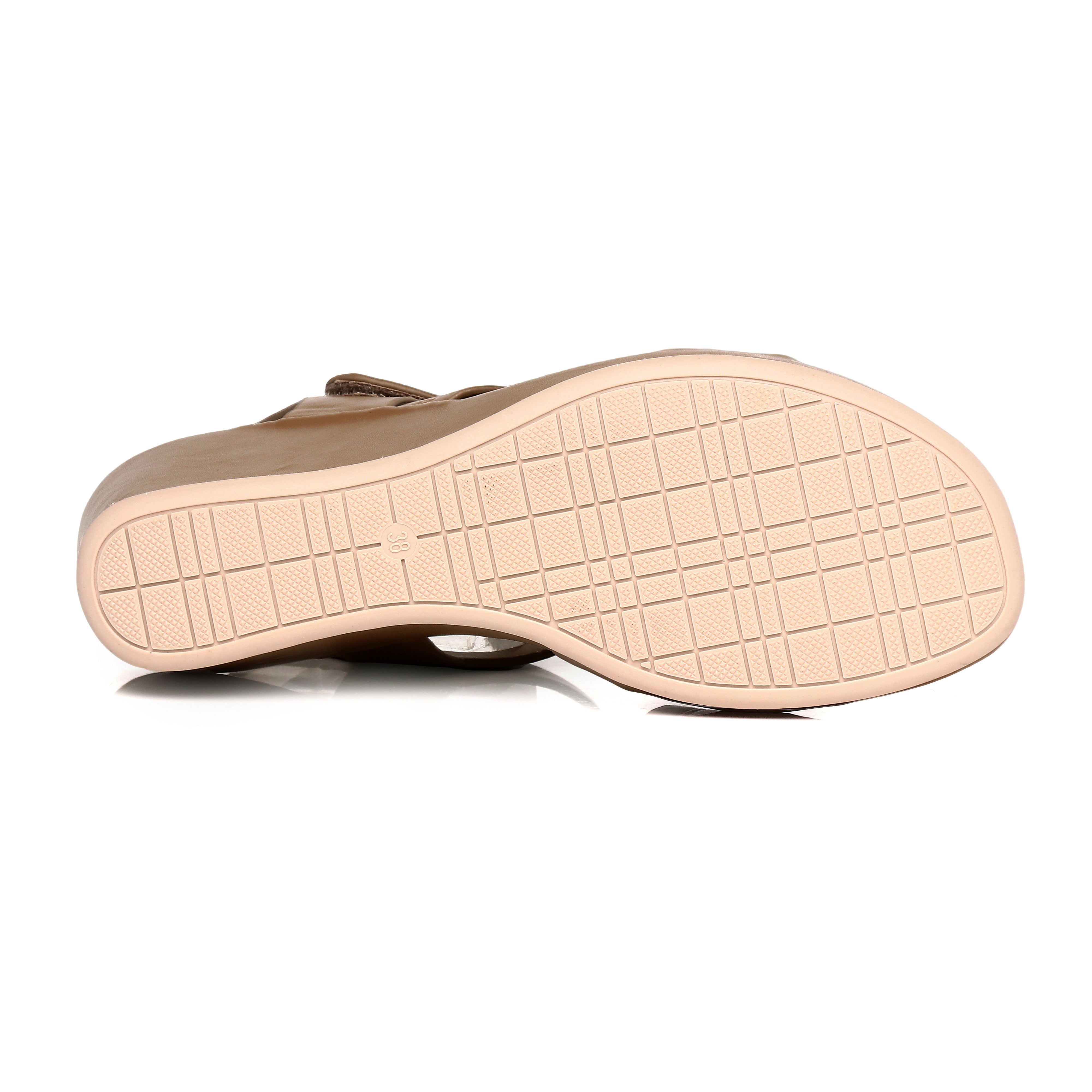 Bevacer Crossover Wedge Sandals
