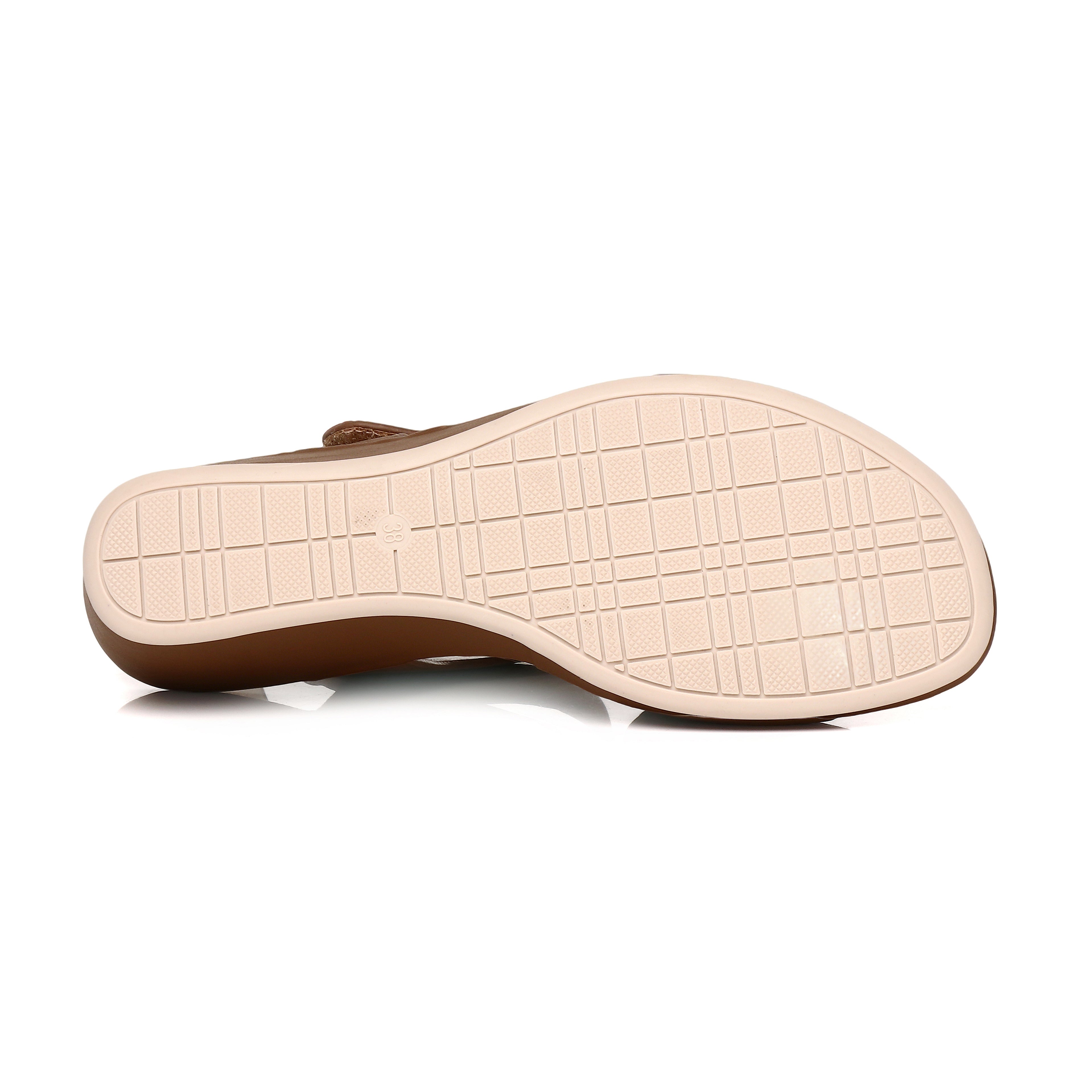 Bevacer Crossover Wedge Sandals