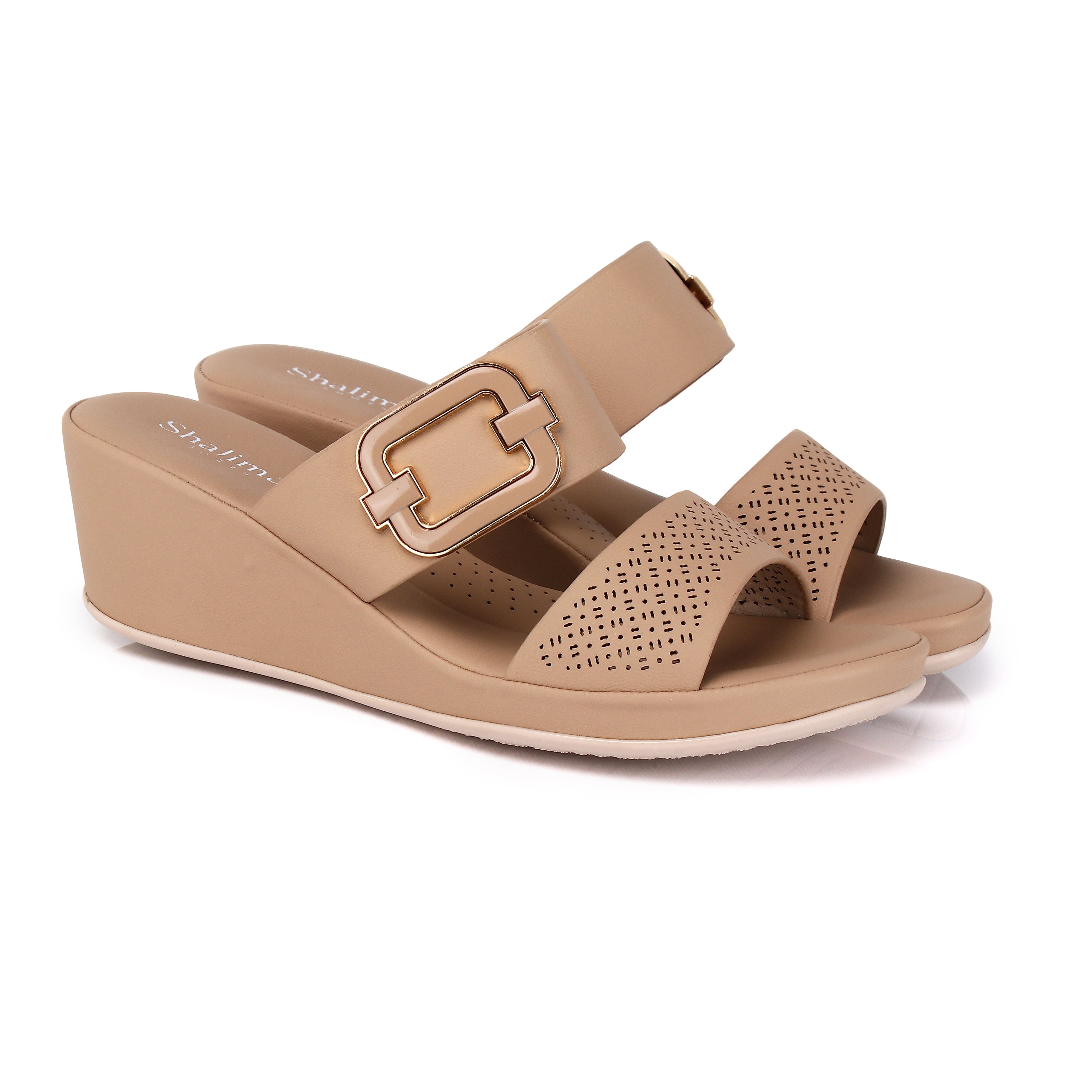 Noira Luxe Wedge Slides