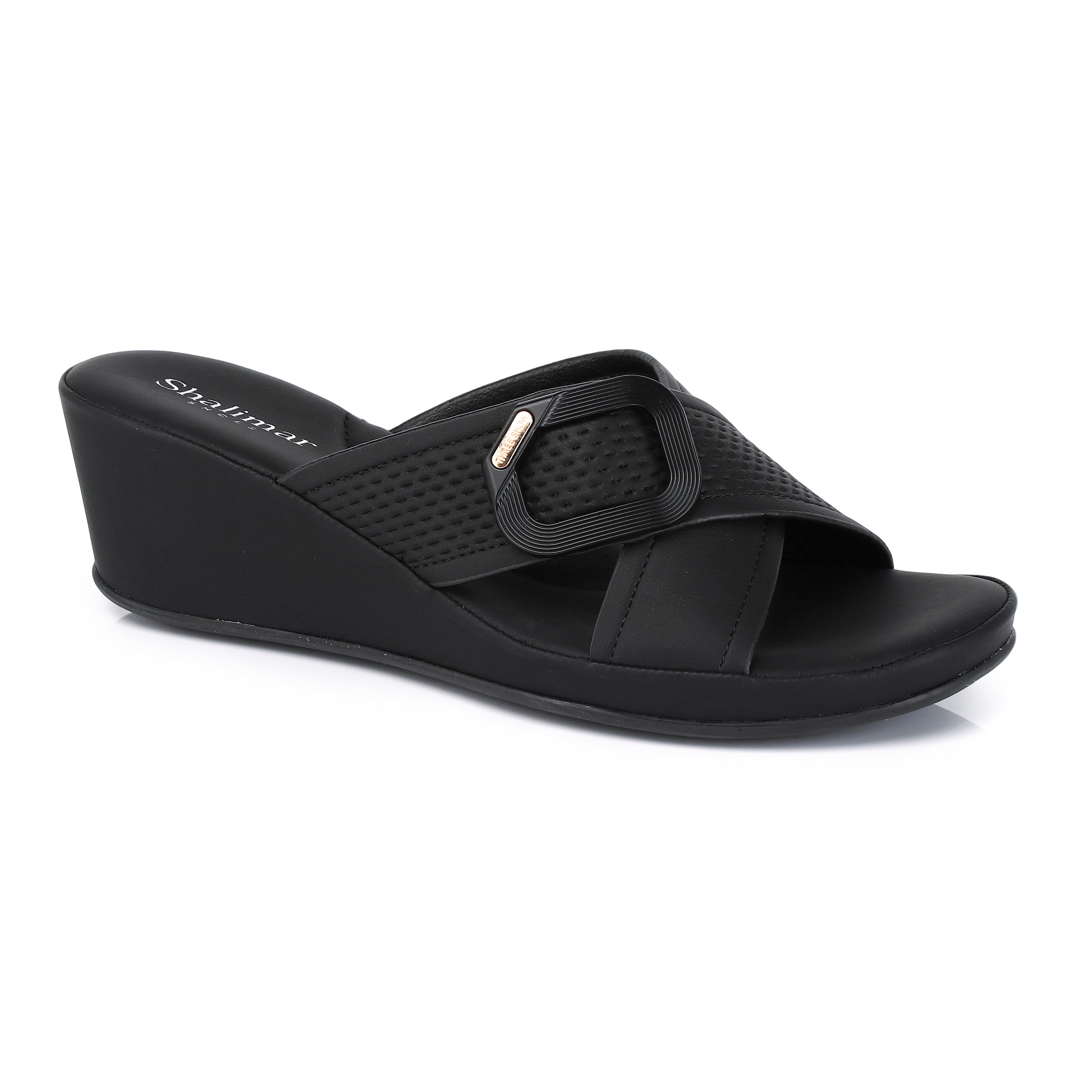 Elara Comfort Wedge Slides