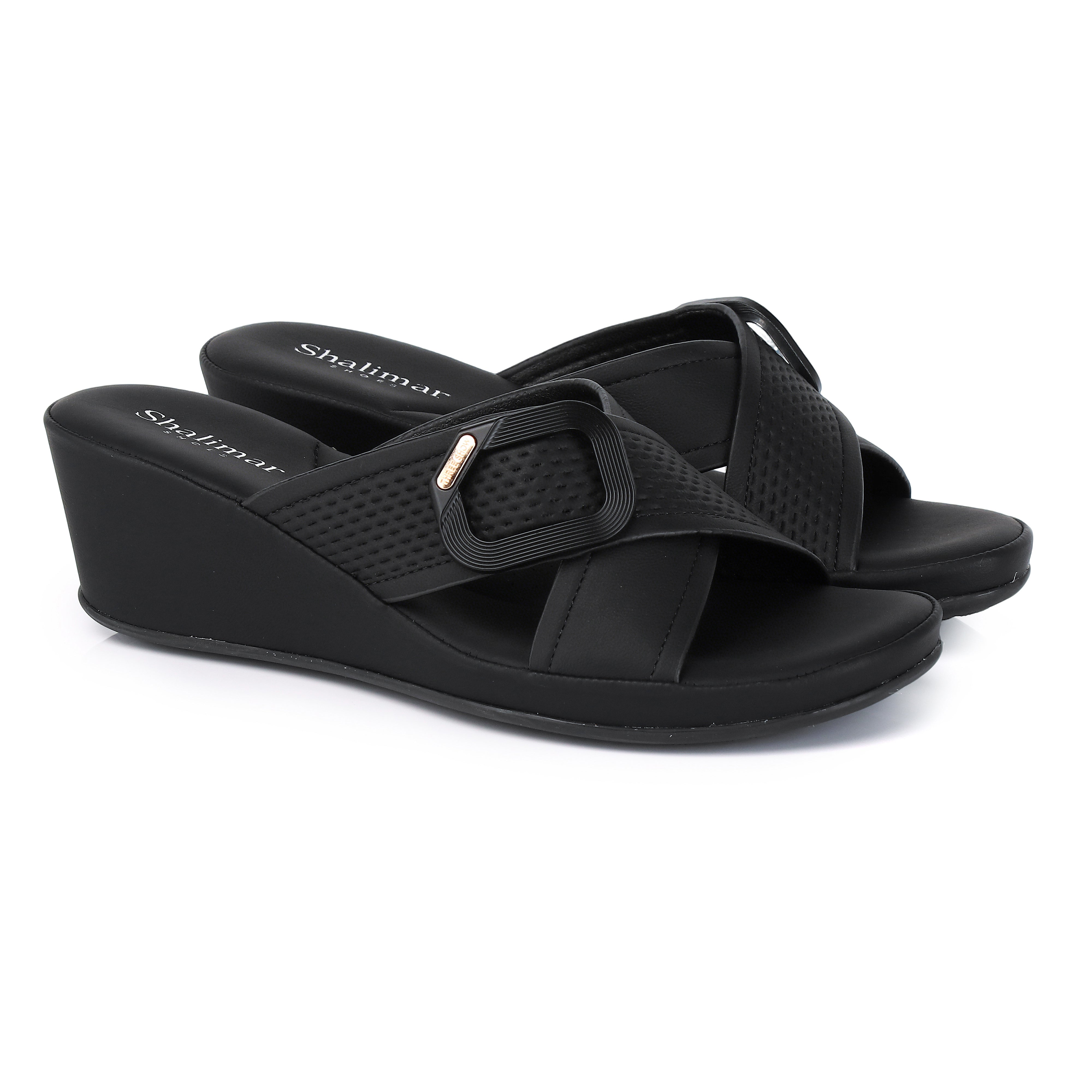 Elara Comfort Wedge Slides