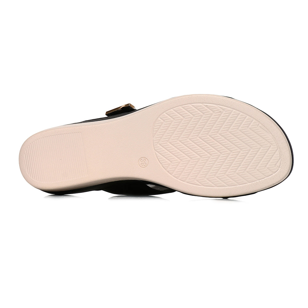 Luxe Comfort Wedge Sandals