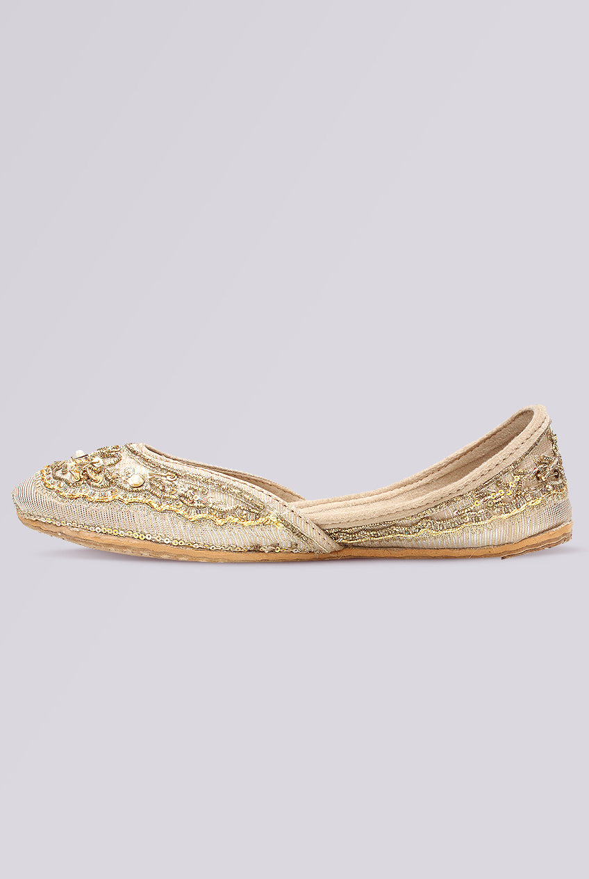 Golden Royale Embellished Khussa